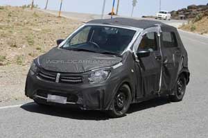 2014 Maruti Suzuki A-Star/ Suzuki Alto spied once again; more details on the Interiors revealed