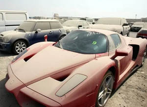 خودروها در زندان موتوری دبی خاک می خورند