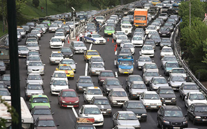 کاهش حجم ترافیکی بزرگراه یادگار امام( ره) و اوین
