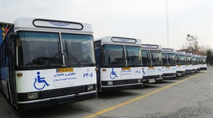 تزریق 17 اتوبوس به  سامانه حمل و نقل جانبازان و معلولان تا پایان شهریور ماه  