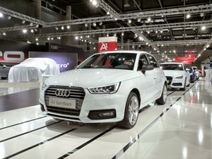 2015 Audi A1 (facelift) showcased at Vienna Autoshow