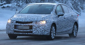 New Holden Cruze Spied Testing
