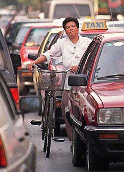 کمرنگ شدن نقش دوچرخه به عنوان وسيله نقليه در چين  