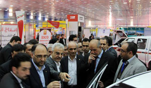 ارائه توانمندی های سایپا در نمایشگاه بغداد