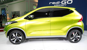 نسخه تولیدی داتسون ردی گو در Auto Expo سال 2016 به نمایش در می آید