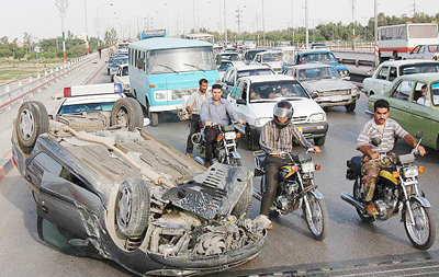 ماه گذشته 17 هزار و 153 فقره تصادف در تهران روي داد  