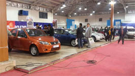 استقبال از غرفه سایپا در نمایشگاه خودرو مازندران