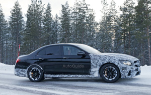 مرسدس AMG E63 مدل 2017 در حال تست زمستانی است