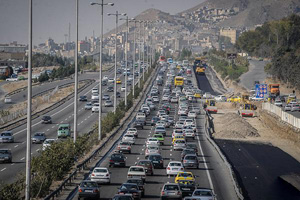 ترافیک نیمه سنگین در محدوده تهران – کرج و کرج - چالوس