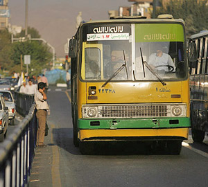 خطوط اتوبوسهاي برقي شهر تهران افزايش مي يابد  