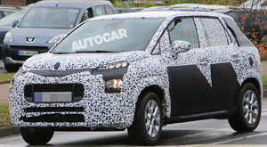 2017 Citroen C3 Picasso spotted testing