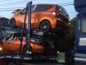2017 Nissan Note (facelift) units dispatched to dealerships – Japan