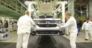 تولید هوندا CR-V مدل 2017 در اوهایو آغاز شد