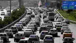 ترافیک نیمه سنگین در باند جنوبی آزاد راه کرج-قزوین و تهران-کرج