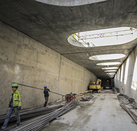 احداث نخستین تونل ترافیکی دو طبقه شهری در کشور 