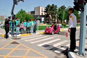 آموزش حدود 6000 کودک در پارک آموزش ترافیک