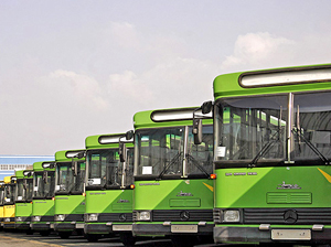صدور مجوز ورود 40 دستگاه اتوبوس حمل مسافر براي هفت فرودگاه‌ كشور  
