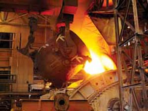 با راه اندازی ستاد حمایت از فولاد در وزارت صنایع،تولید فولاد به15میلیون تن می رسد
