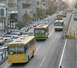 سومین خط اتوبوسهای تندرو در جنوب شرق تهران 

