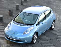 Electropenalties Nissan Leaf received a perfect score for safety NHTSA 
