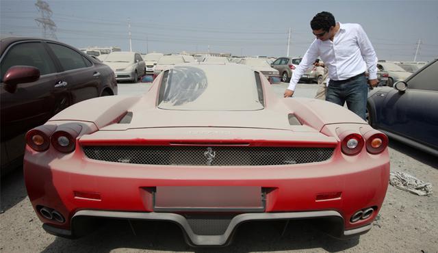 Ferrari Enzo Abandoned, Rotting Away in Dubai Impound