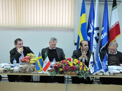 Negotiation of the managing directors of Volvo and Rena Company in Tehran