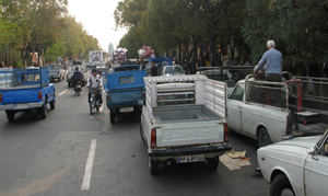 ساماندهی ناوگان حمل و نقل بار درون شهری شیراز 