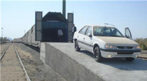 واگن حمل خودرو در مسير اراک – مشهد راه‌اندازي شد    