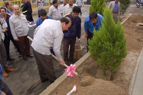 برگزاری مراسم روز درختکاری در شرکت زامیاد 