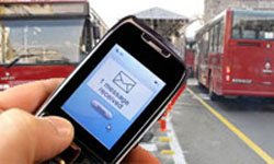 اطلاع از زمان ورود اتوبوس به ایستگاه ها با پیامک