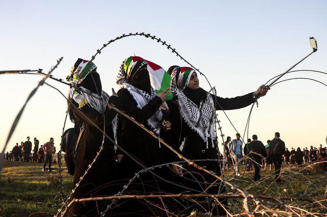 سلفی دختران فلسطینی
