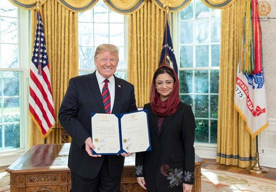 اولین سفیر زن افغانستان در واشنگتن