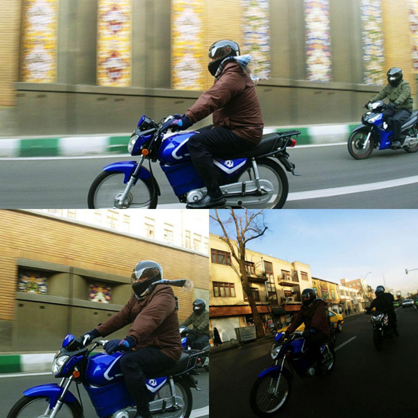 شهردار تهران با موتور برقی به بهشت رفت