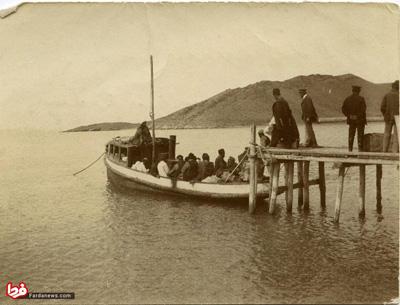 قایق سواری روی دریاچه ارومیه