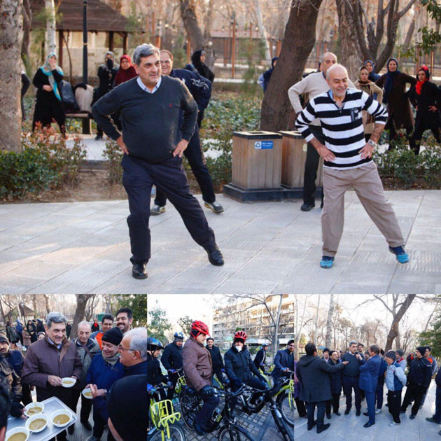 ورزش صبحگاهی شهردار تهران