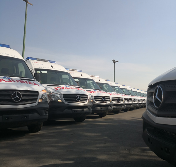 آمبولانس های پیشرفته ایران خودرو دیزل به ناوگان وزارت بهداشت پیوست