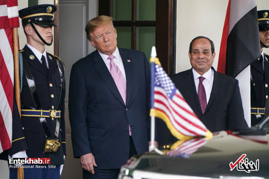 دیدار رئیس جمهور مصر با ترامپ