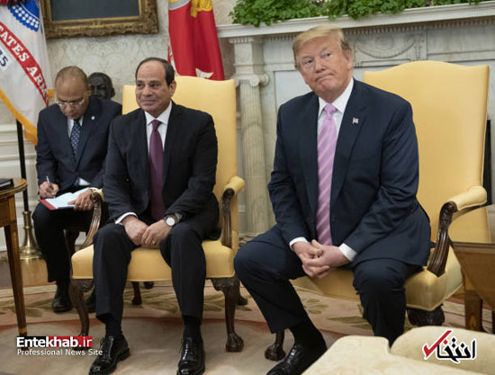 دیدار رئیس جمهور مصر با ترامپ