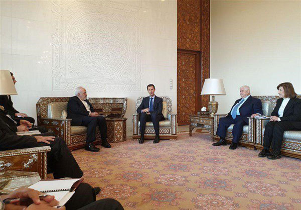 بشار اسد این بار با «ظریف» دیدار کرد