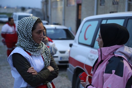 کمک‌رسانی هدیه تهرانی به سیل‌زده‌ها