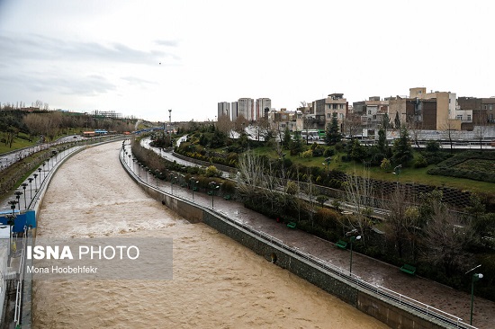 وضعیت تهران پس از بارش باران
