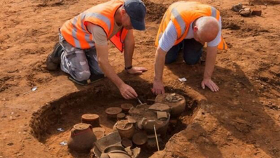 کشف مقبره‌های رومی در بریتانیا
