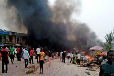 دستکم ۳۰ کشته در انفجاری در نیجریه