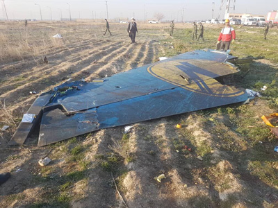 آتش‌سوزی موتور دلیل سقوط هواپیمای اوکراینی