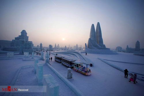 تصاویر: شهر یخی در چین