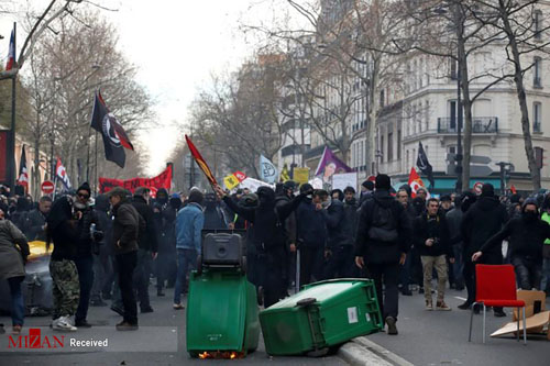 ادامه اعتراضات ضد دولتی در فرانسه