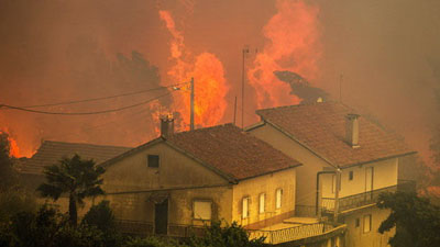 وقوع چندین آتش‌سوزی طبیعی در گرجستان