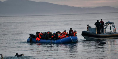 واژگونی قایق پناهجویان در دریاچه «وان» ترکیه