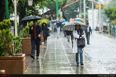 تهران امشب بارانی می‌شود