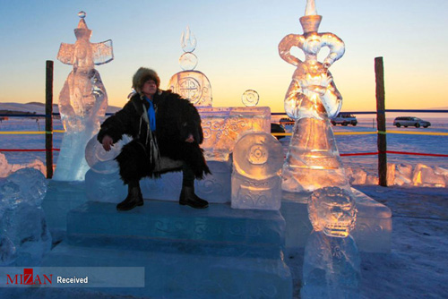 تصاویر: مجسمه‌های یخی در روسیه